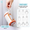 Ủ Bình Sữa Di Động Chibé CB003 Có 5 Cấp Độ Giúp Giữ Ấm Sữa Lâu, Có Dây Đeo, Chất Liệu Da PU - BH 12 Tháng