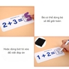 Bảng Ghép Số Học Toán Cho Bé Từ 3 Tuổi Kèm Giáo Cụ Que Tính Học Toán Và Thẻ Ghép Số - Giáo Cụ Montessori Cho Bé