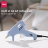Súng Bắn Keo Nến Silicon Deli 20W - Tặng kèm keo màu, an toàn làm đồ thủ công DIY
