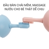 Bàn Chải Đánh Răng Silicon Hogokids Kèm 2 Đầu Thay Thế Cho Bé từ 6 tháng