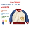 Áo Khoác Nỉ Thu Đông Cho Bé Link Card Chất Mềm Mịn, Thoải Mái Hàng Quảng Châu Cao Cấp