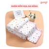 Khăn tắm xô 6 lớp Gungi 90x90cm đa năng cho bé - Timikid Store