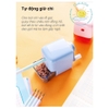Gọt bút chì quay tay nhỏ gọn Deli tự động giữ chì - 2 màu Hồng - Xanh 71158