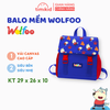 Balo Mềm Wolfoo Đáng Yêu Cho Bé Đi Học Mẫu Giáo Mầm Non (Phù hợp từ 2-7 tuổi)