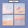 Giấy Nhớ Vuông 80*80 mm, Giấy Ghi Chú Hoạ Tiết Dễ Thương Dán Được Sticky Notes Tập 50 Tờ