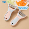 Nạo Rau, Củ, Quả 2 in 1 Hogokids Chế Biến Đồ Ăn Dặm Cho Bé Lưỡi Kép Inox 304 Không Gỉ, Sắc, Bền
