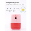 Gọt bút chì quay tay nhỏ gọn Deli tự động giữ chì - 2 màu Hồng - Xanh 71158