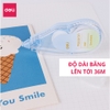 Combo 3 Bút xóa băng 12m Deli - Hình trái cây - Hồng/Xanh lá/Xanh dương - EH333