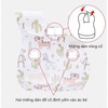 Yếm Ăn Dặm Dùng 1 Lần Cho Bé Chất Liệu Vải Không Dệt Chống Thấm Hiệu Quả Tiện Lợi Khi Đi Chơi Du Lịch