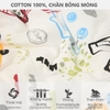 Túi ngủ trần bông cho bé 0-5 tuổi, có thể tháo tay