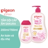 Sữa Tắm Gội Sakura Pigeon Dịu Nhẹ Cho Bé 2 In 1 200ML/700ML