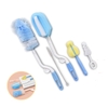 Bộ Cọ Rửa Bình Sữa 5 chi tiết, tay xoay hai chiều giữ vệ sinh bình sữa cho bé