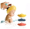 Mũ Gội Đầu Chắn Nước Hình Vương Miện Dễ Điều Chỉnh Bảo Vệ Tai An Toàn Cho Bé