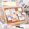 Giấy Nhớ Vuông 80*80 mm, Giấy Ghi Chú Hoạ Tiết Dễ Thương Dán Được Sticky Notes Tập 50 Tờ