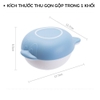 Bộ Dụng Cụ Chế Biến Đồ Ăn Dặm 6 Chi Tiết Hogokids Rây, Nghiền Hoa Quả Thực Phẩm Đa Năng - Nhựa PP An Toàn Cho Bé
