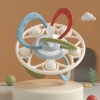 Đồ Chơi Xúc Xắc Pop It Kết Hợp Gặm Nướu Silicone Siêu Mềm Giảm Đau Lợi- Luyện Cho Bé Khả Năng Cầm Nắm Tốt Hơn