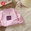 Áo Thun Dài Tay Thu Đông Cho Bé Link Card Chất Mềm Mịn, Thoải Mái Hàng Quảng Châu Cao Cấp