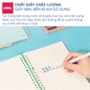 Sổ bìa còng kèm lõi Deli gáy lò xo khổ A5 / B5 có file lá phân và sticker đi kèm