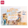 Giấy vẽ màu nước chuyên dụng Deli cao cấp - Khổ giấy đa dạng phù hợp nhiều nhu cầu hội họa khác nhau - 73917/73918/73920