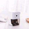 Gọt bút chì quay tay Deli cao cấp 2 màu Đen/Trắng đục
