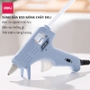 Súng Bắn Keo Nến Silicon Deli 20W - Tặng kèm keo màu, an toàn làm đồ thủ công DIY