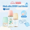Bình Sữa Inochi AOI Moon Đa Sắc PPSU Cao Cấp Dung Tích 80ml/180ml/280ml Chống Đầy Hơi, Được Chọn Núm