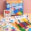 Bảng Ghép Số Học Toán Cho Bé Từ 3 Tuổi Kèm Giáo Cụ Que Tính Học Toán Và Thẻ Ghép Số - Giáo Cụ Montessori Cho Bé