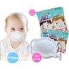 Set 3 Khẩu Trang Hình Gấu 3D Kháng Khuẩn UniMask 4 Lớp - Timikid Store
