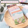 Giấy Nhớ Vuông 80*80 mm, Giấy Ghi Chú Hoạ Tiết Dễ Thương Dán Được Sticky Notes Tập 50 Tờ