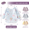 Áo Yếm Máng Dài Tay Chống Thấm Nước Mastela Cho Bé Size Từ 6-36m