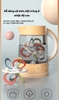 Đồ Chơi Xúc Xắc Pop It Kết Hợp Gặm Nướu Silicone Siêu Mềm Giảm Đau Lợi- Luyện Cho Bé Khả Năng Cầm Nắm Tốt Hơn