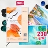 Giấy vẽ màu nước chuyên dụng Deli cao cấp - Khổ giấy đa dạng phù hợp nhiều nhu cầu hội họa khác nhau - 73917/73918/73920