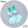 Set Bao Tay Bao Chân Cho Bé Sơ Sinh Obeah Chất liệu Petit Mềm Mịn, Thoáng Mát, Kháng Khuẩn SPK2110