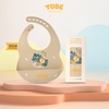 Yếm ăn dặm TOBÉ Eco Silicon siêu nhẹ, chất liệu cao cấp, mềm mại