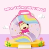 Balo Tròn Wolfoo và Lucy Đáng Yêu Chống Va Đập Cho Bé Mẫu Giáo Mầm Non (Từ 2-7t)