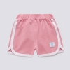 Quần short bé gái sọc kẻ cotton co giãn