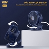 Quạt tích điện mini Tobe - sử dụng cho mọi không gian, thuận tiện cho kẹp đẩy xe em bé, văn phòng