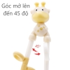 Bộ thìa dĩa đũa tập ăn dặm hình hươu cao cổ cho bé - Timikid Store
