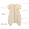 🍄HOT🍄Túi Ngủ Mùa Hè Cho Bé Prabi Body từ 0 đến 3 tuổi cotton thoáng mát, mềm mịn - Túi Ngủ Cho Bé Nằm Điều Hòa