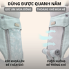 Địu Ngồi Em Bé IBELI Cao Cấp 4 Tư Thế Chất Liệu Cao Cấp Siêu Mềm, Tặng Túi Đeo Hông Đa Năng