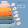 Đồ chơi tháp xếp chồng 6 vòng tròn cầu vồng - Timikid Store