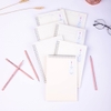 Sổ vở lò xo kép caro/kẻ ngang Deli khổ A5 60 trang bìa nhựa ghi chép viết thư pháp phong cách retro LPA560