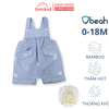 Set Body Yếm Liền Thân Obeah Cho Bé Từ 0-18m, Chất Liệu Sợi Tre Cao Cấp Mềm Mịn và Thấm Hút Tốt OB112150