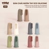 Bàn Chải Đánh Răng Xỏ Ngón TOBÉ Eco Silicon - mềm mại cao cấp cho bé