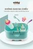 Giá úp bình sữa TOBÉ BINKY có nắp đậy cao cấp an toàn