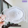 Set 3 Khẩu Trang Hình Gấu 3D Kháng Khuẩn UniMask 4 Lớp - Timikid Store