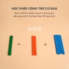 Bảng Ghép Số Học Toán Cho Bé Từ 3 Tuổi Kèm Giáo Cụ Que Tính Học Toán Và Thẻ Ghép Số - Giáo Cụ Montessori Cho Bé