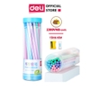Bút chì lục giác Deli - 30 chiếc/hộp loại 2B/HB màu sắc dễ thương, thân gỗ tự nhiên dễ gọt khi dùng