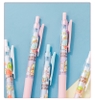 Bút Bi Màu Đen Ngòi 0,5mm Corner Buddy Press- Họa Tiết Nhân Vật Hoạt Hình Dễ Thương