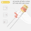 Đũa tập ăn Goryeo Baby xỏ ngón cho bé hình con vật ngộ nghĩnh -Timikid